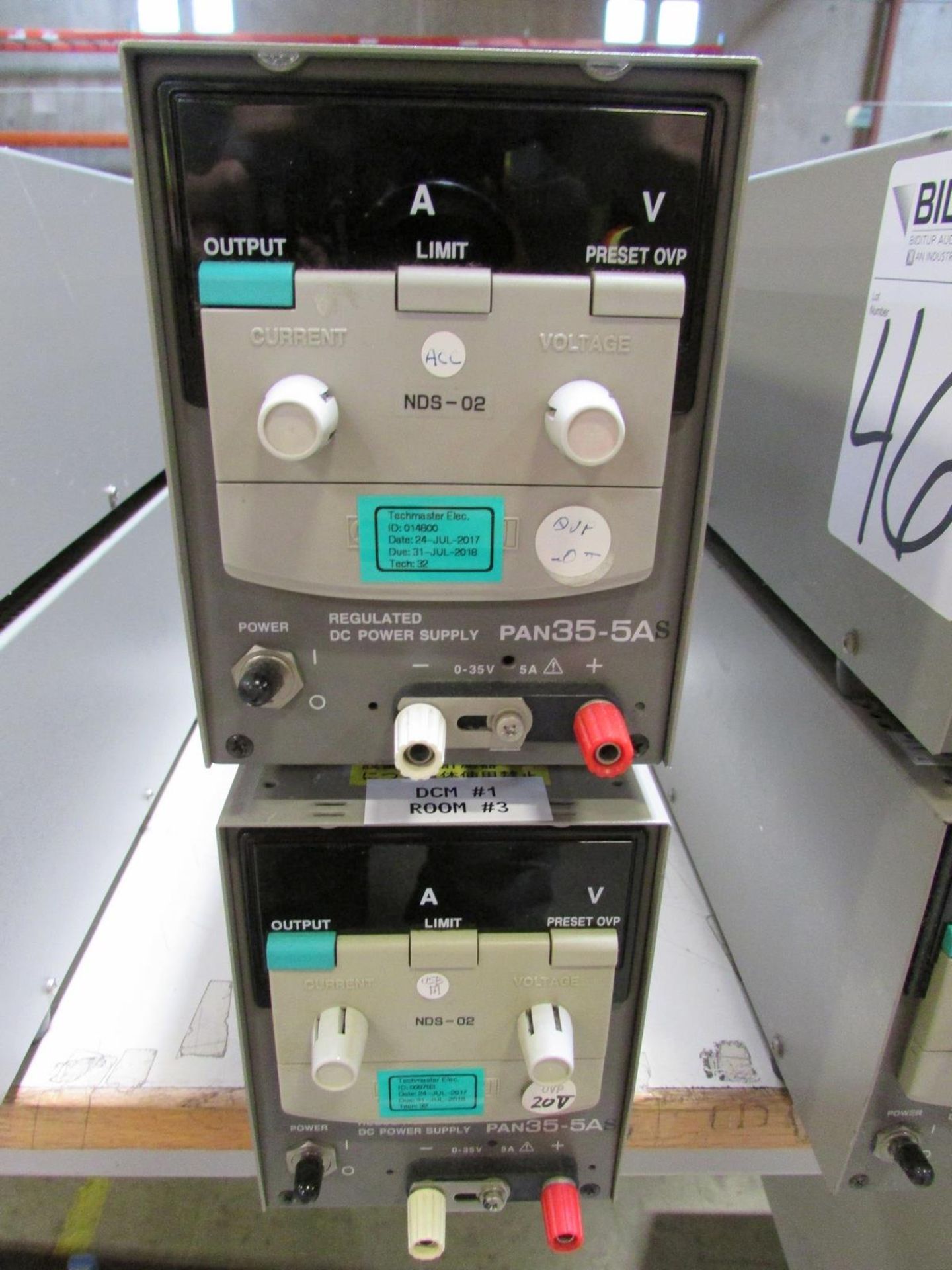 Kikusui Electronics Co. PAN35-5A Regulated DC Power Supplies - Image 2 of 3