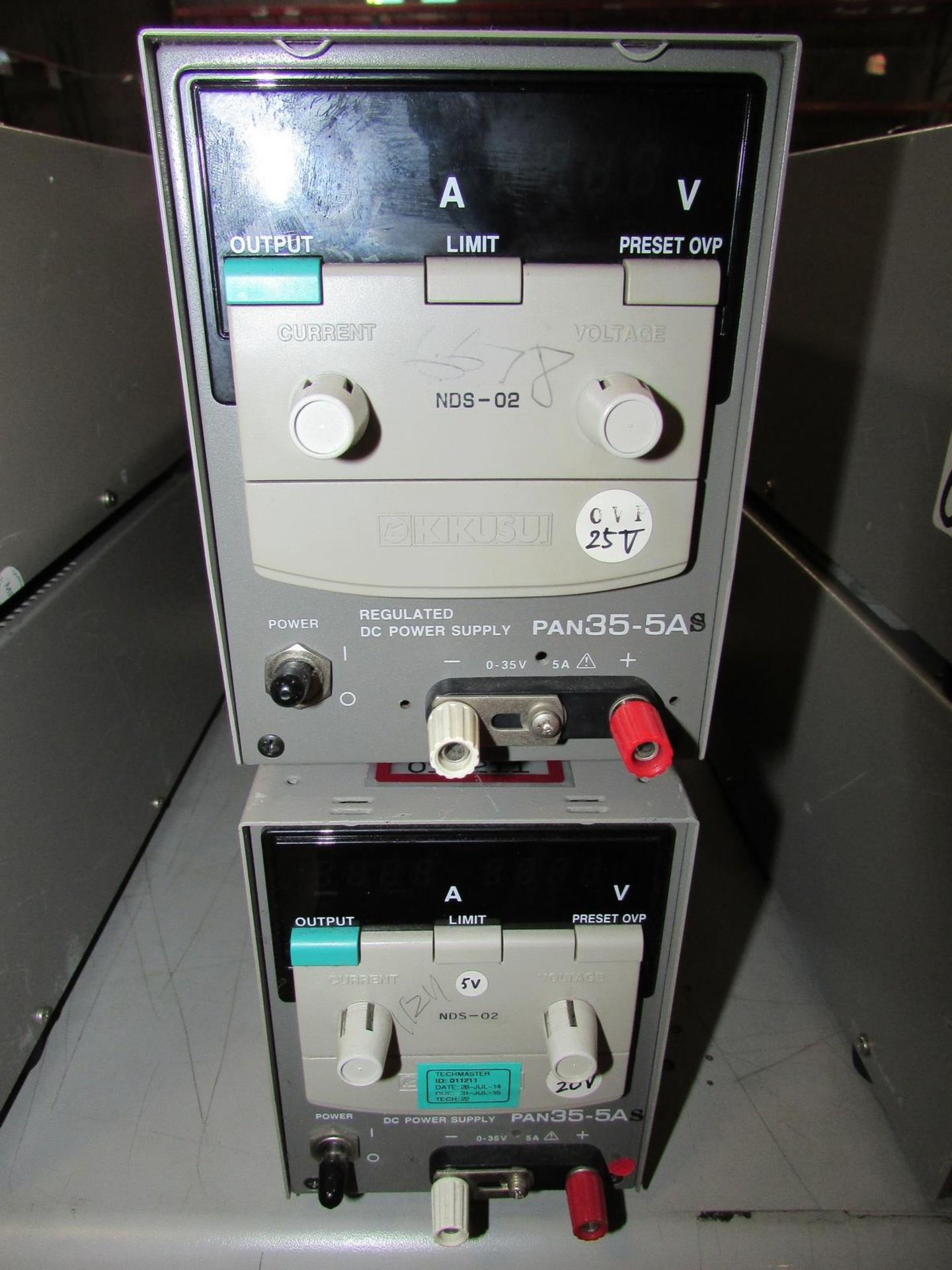 Kikusui Electronics Co. PAN35-5A Regulated DC Power Supplies - Image 2 of 3