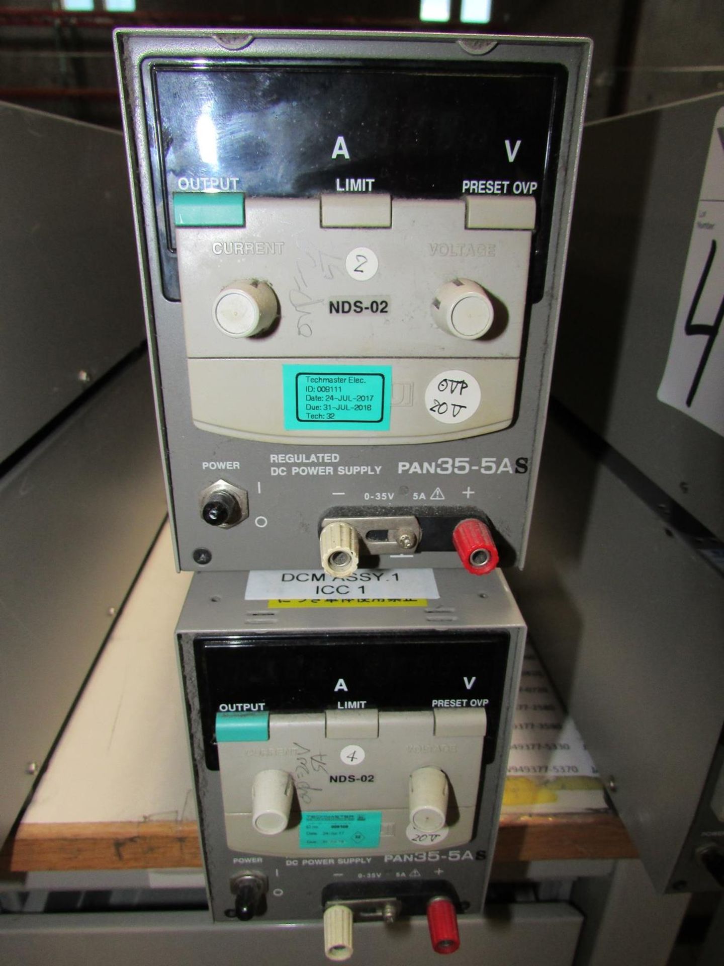 Kikusui Electronics Co. PAN35-5A Regulated DC Power Supplies - Image 2 of 3