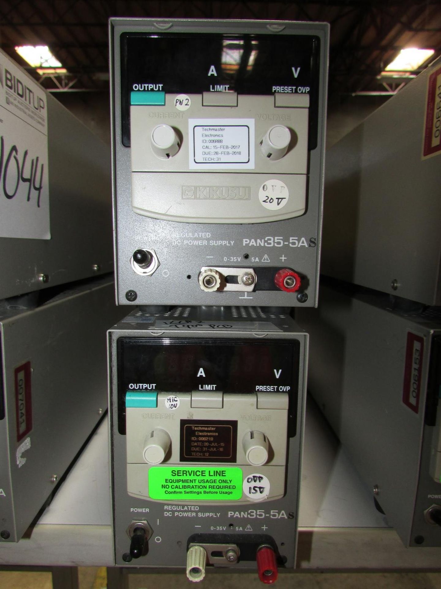 Kikusui Electronics Co. PAN35-5A Regulated DC Power Supplies - Image 2 of 3