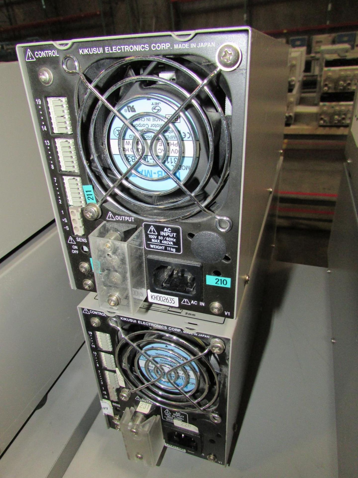 Kikusui Electronics Co. PAN35-5A Regulated DC Power Supplies - Image 3 of 3