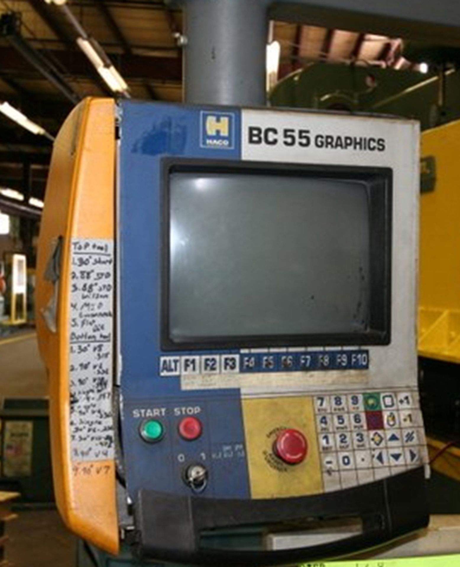 2000 Haco CNC 3 Axis Hydraulic Press Brake, 60 Ton x 82", Mdl: ERM-2060, S/N: 81063 - Painesville, - Image 5 of 6