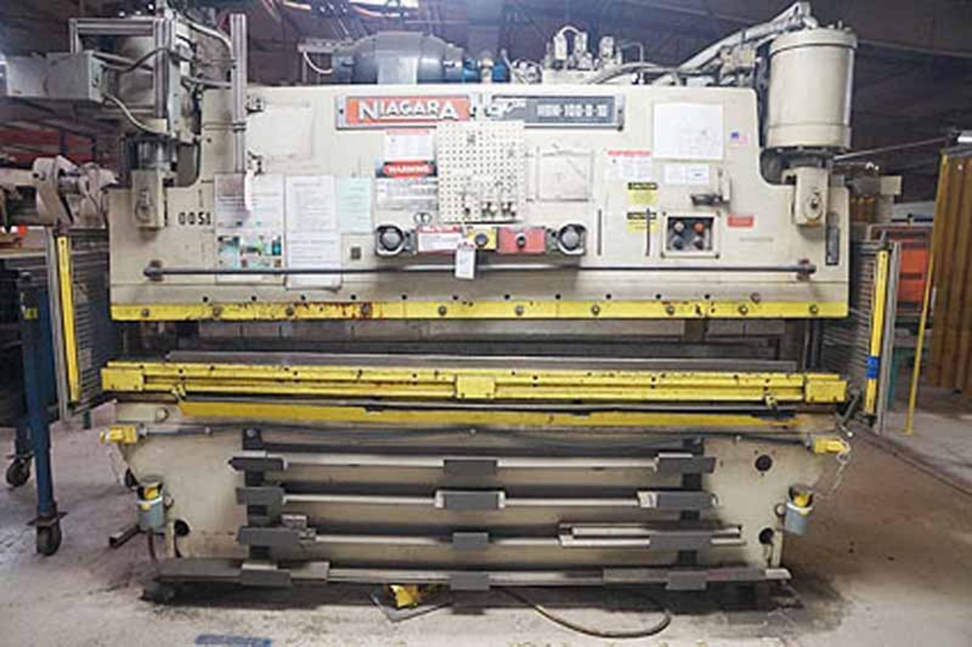 Niagara CNC 2 Axis Hydraulic Press Brake, 100 Ton x 10', Mdl: HBM-100-8-10, S/N: 52513 -