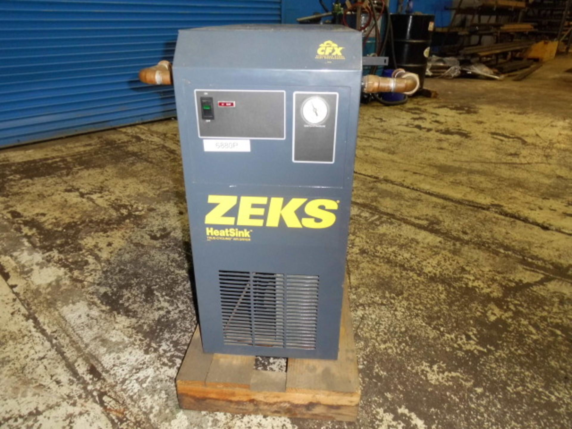 Zeks Heat Sink Refrigerated Air Dryer, 75 CFM x 200 PSIS, Mdl: 75SGA100, S/N: 270901 -