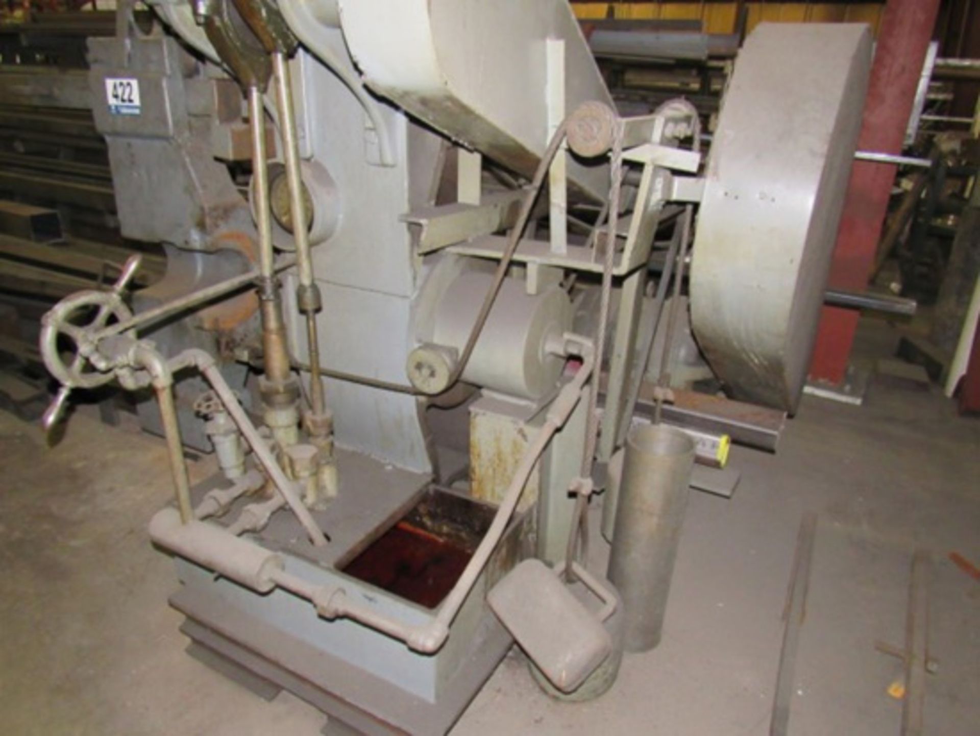 Rogers Hydraulic Wheel Press, 100 Ton x 120", Mdl: 2877 - Painesville, OH - 8097P - Image 4 of 7