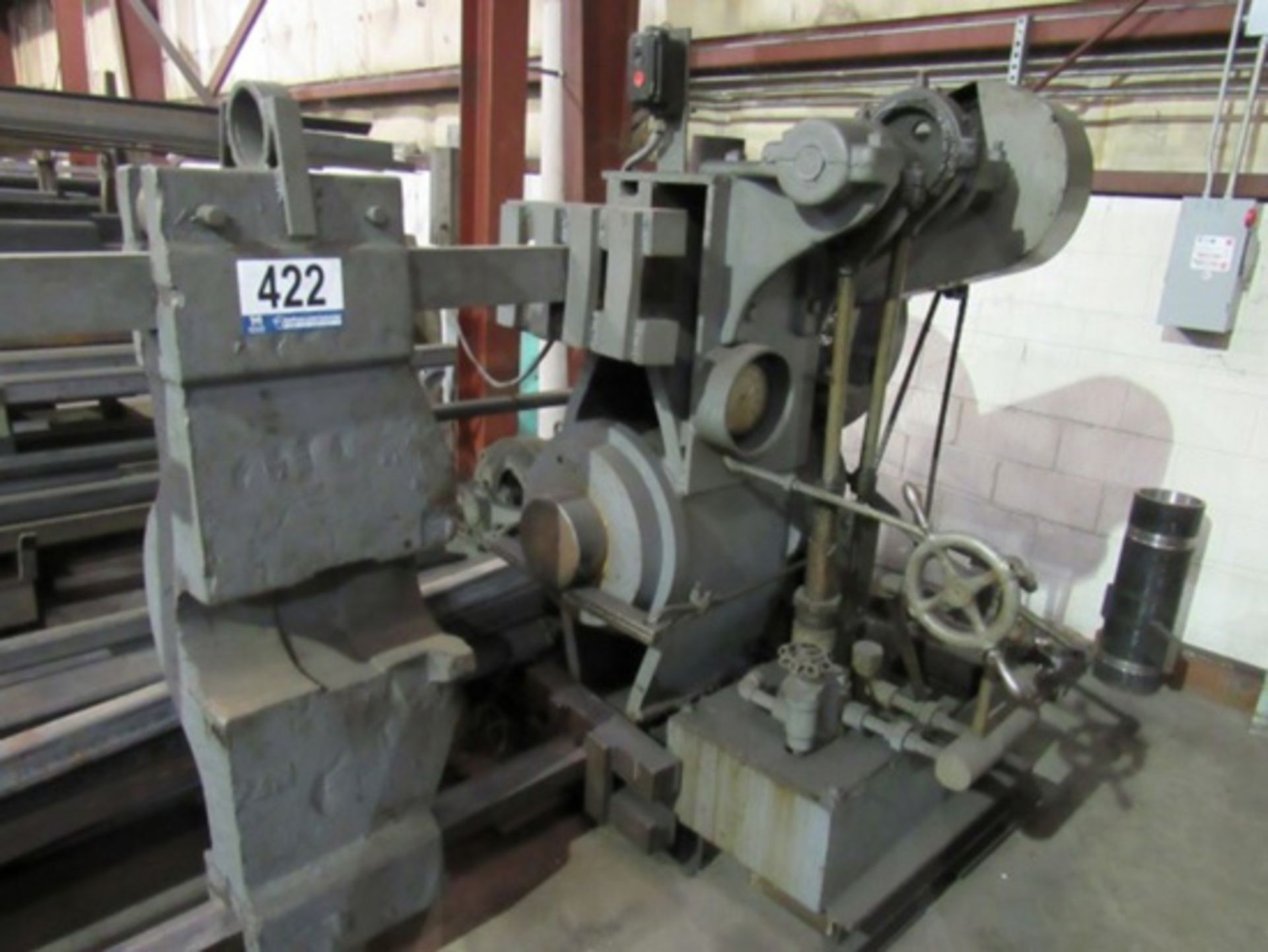 Rogers Hydraulic Wheel Press, 100 Ton x 120", Mdl: 2877 - Painesville, OH - 8097P - Image 2 of 7