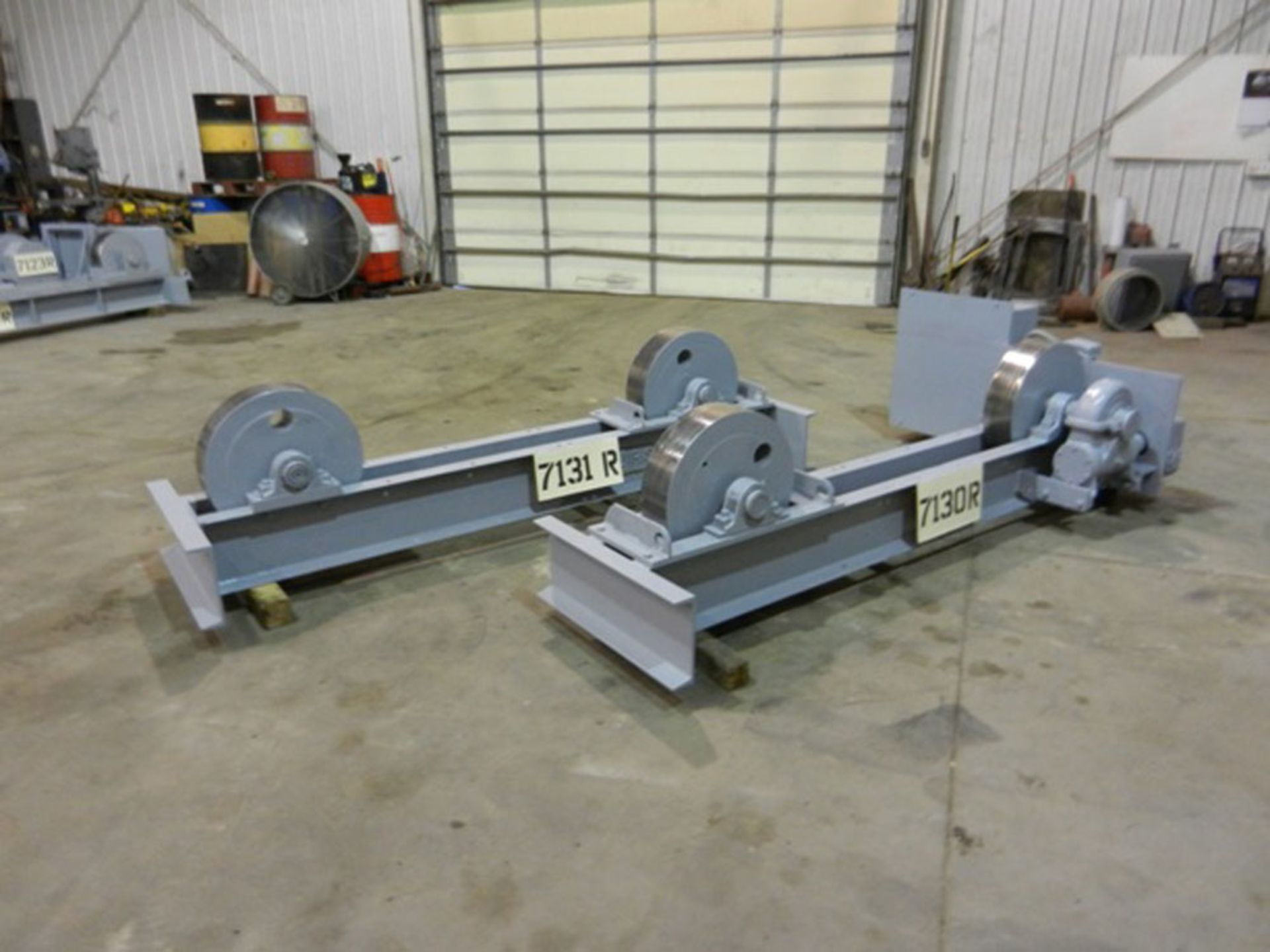 Pandjiris Driver & Idler Power Tank Roll Set, 60 Ton, Mdl: PR-120 & IR-60S - Painesville, OH -