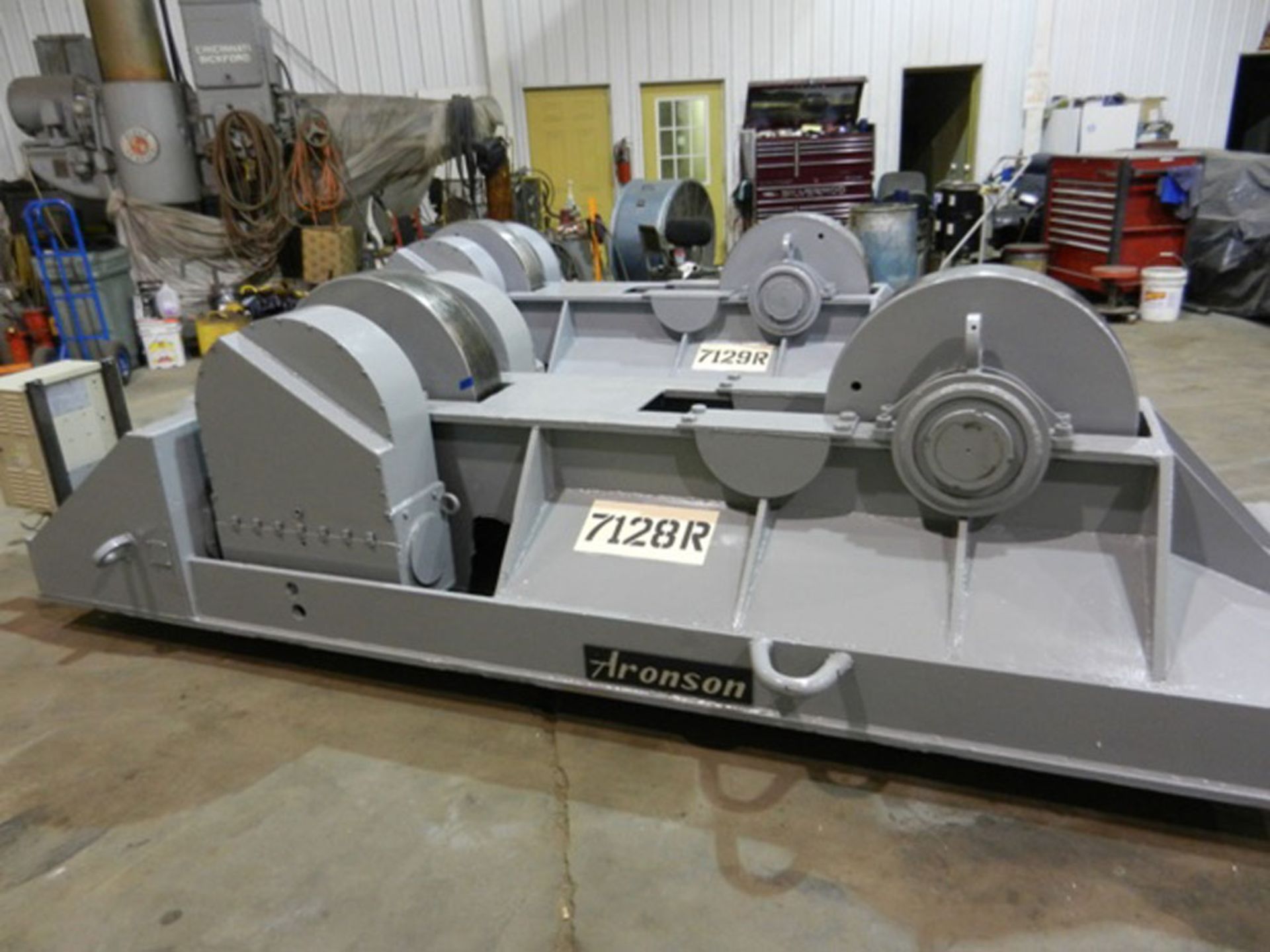 Aronson Driver & Idler Power Tank Roll Set, 600 Ton, Mdl: WSD600 & WSI600 - Painesville, OH - 7365P - Image 3 of 4