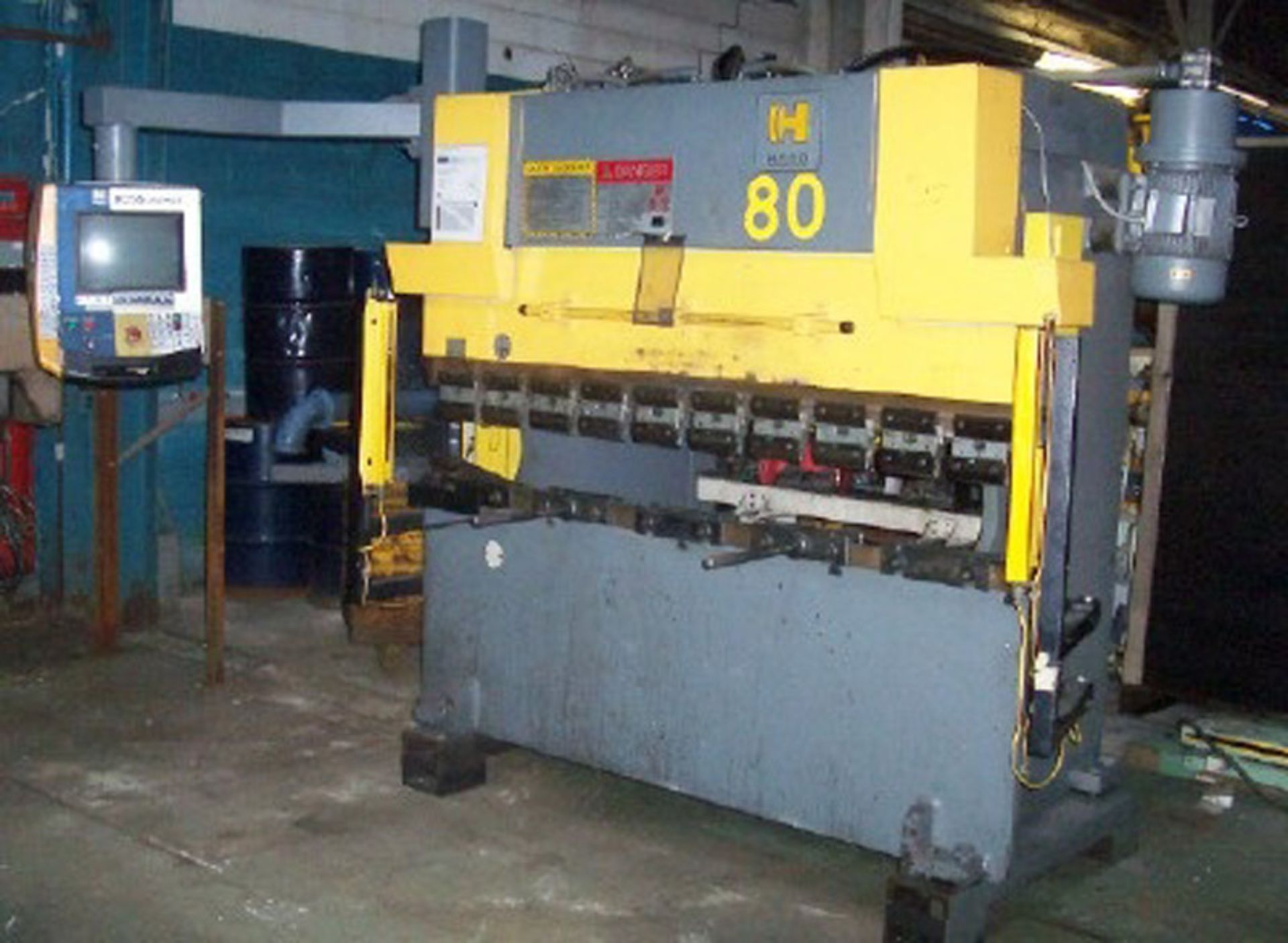 2000 Haco CNC 3 Axis Hydraulic Press Brake, 60 Ton x 82", Mdl: ERM-2060, S/N: 81063 - Painesville,