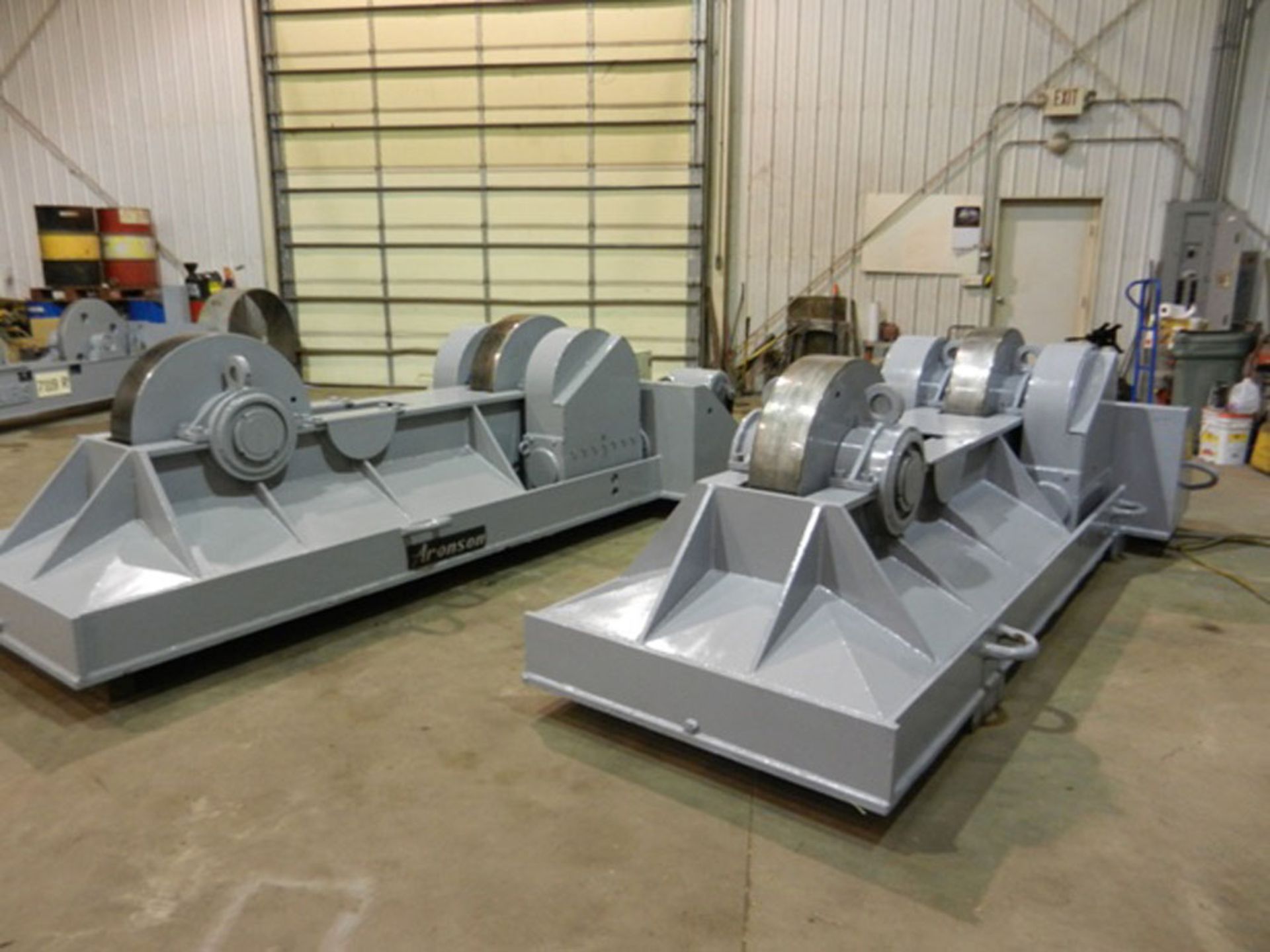 Aronson Driver & Idler Power Tank Roll Set, 600 Ton, Mdl: WSD600 & WSI600 - Painesville, OH - 7365P