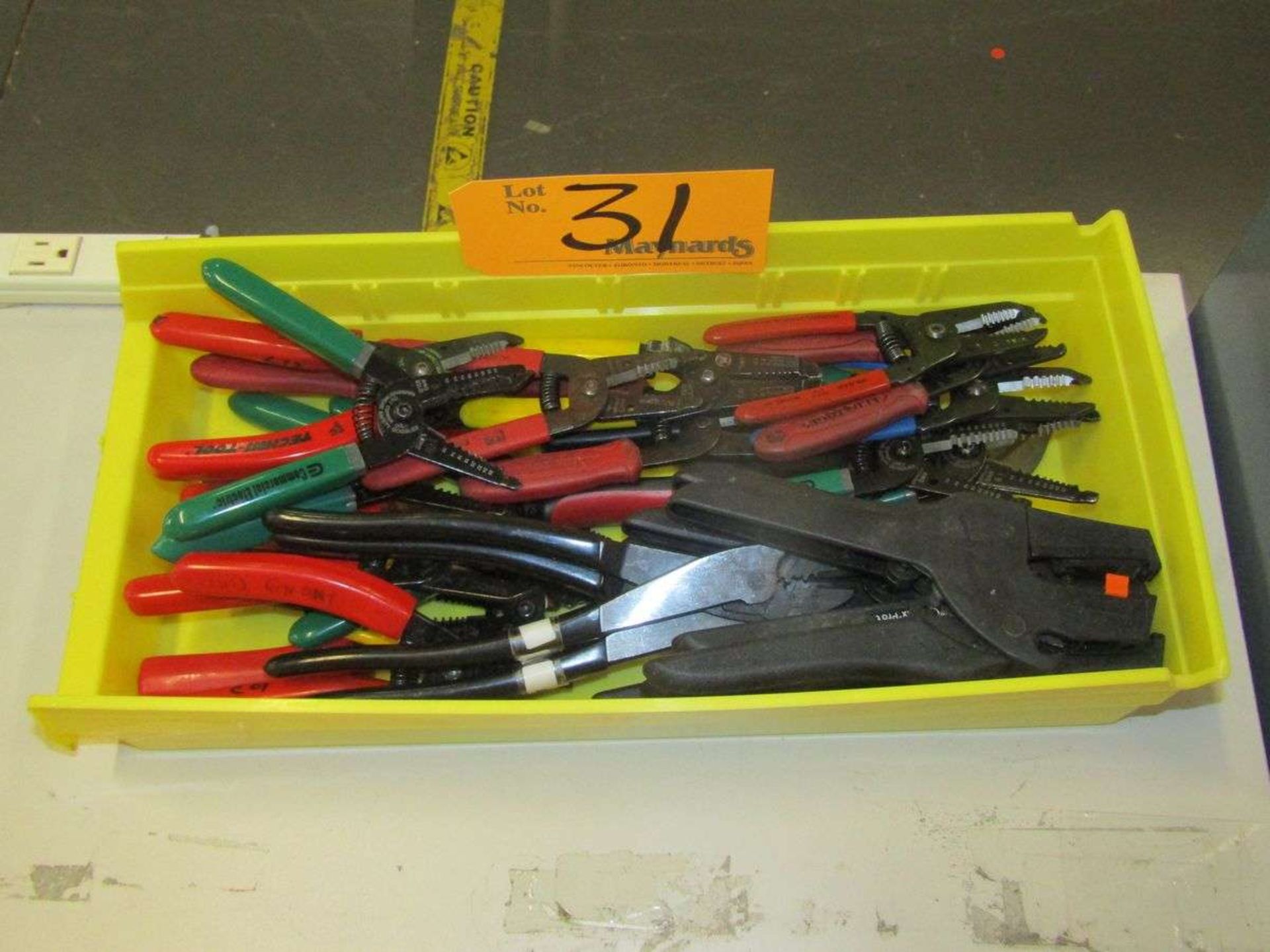 Lot of Wire Stripping Pliers