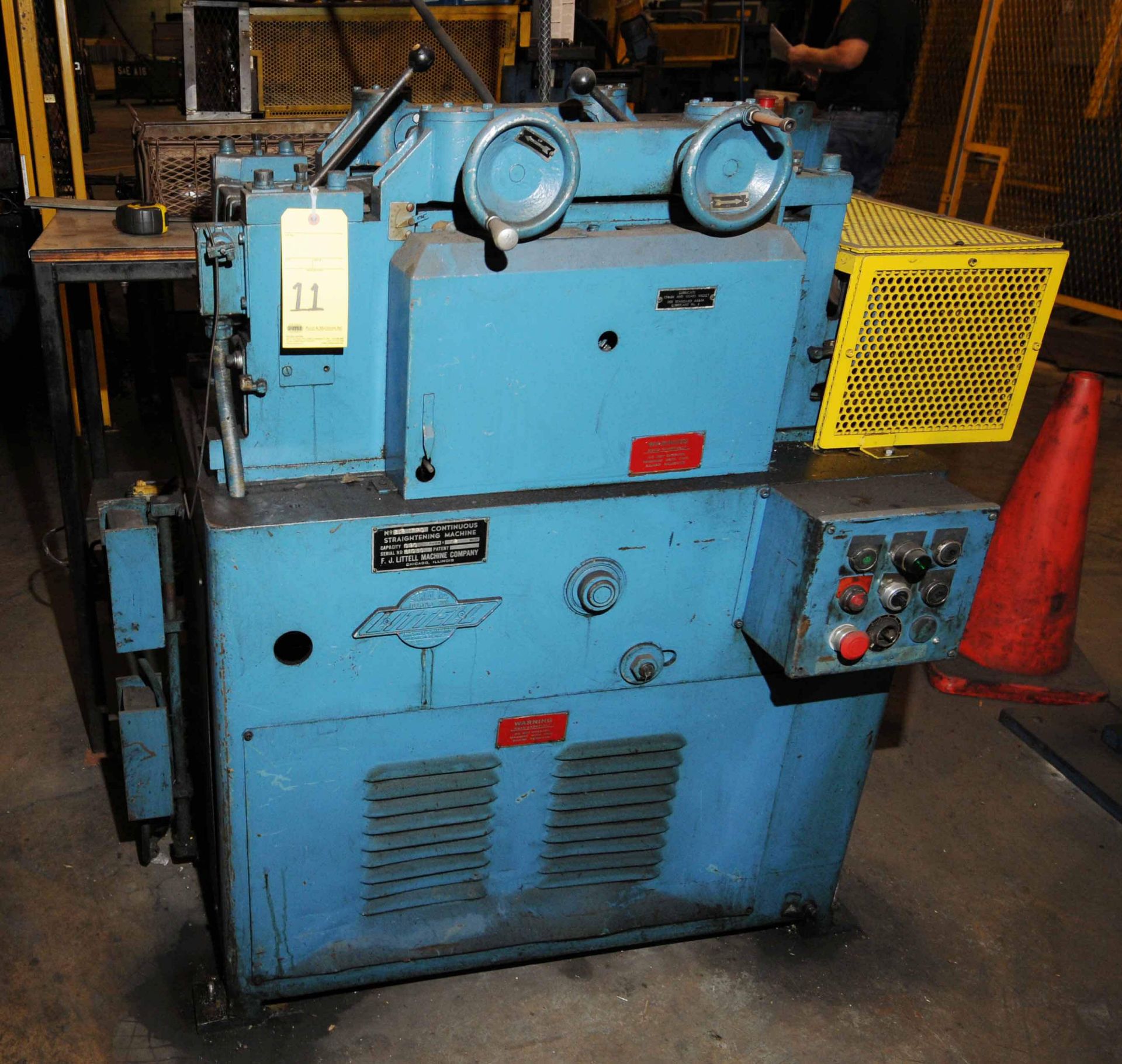 12" x 0.090" Littell Coil Straightener, Mdl: 212-17PD, S/N: 81030 , Located In: Painesville, OH