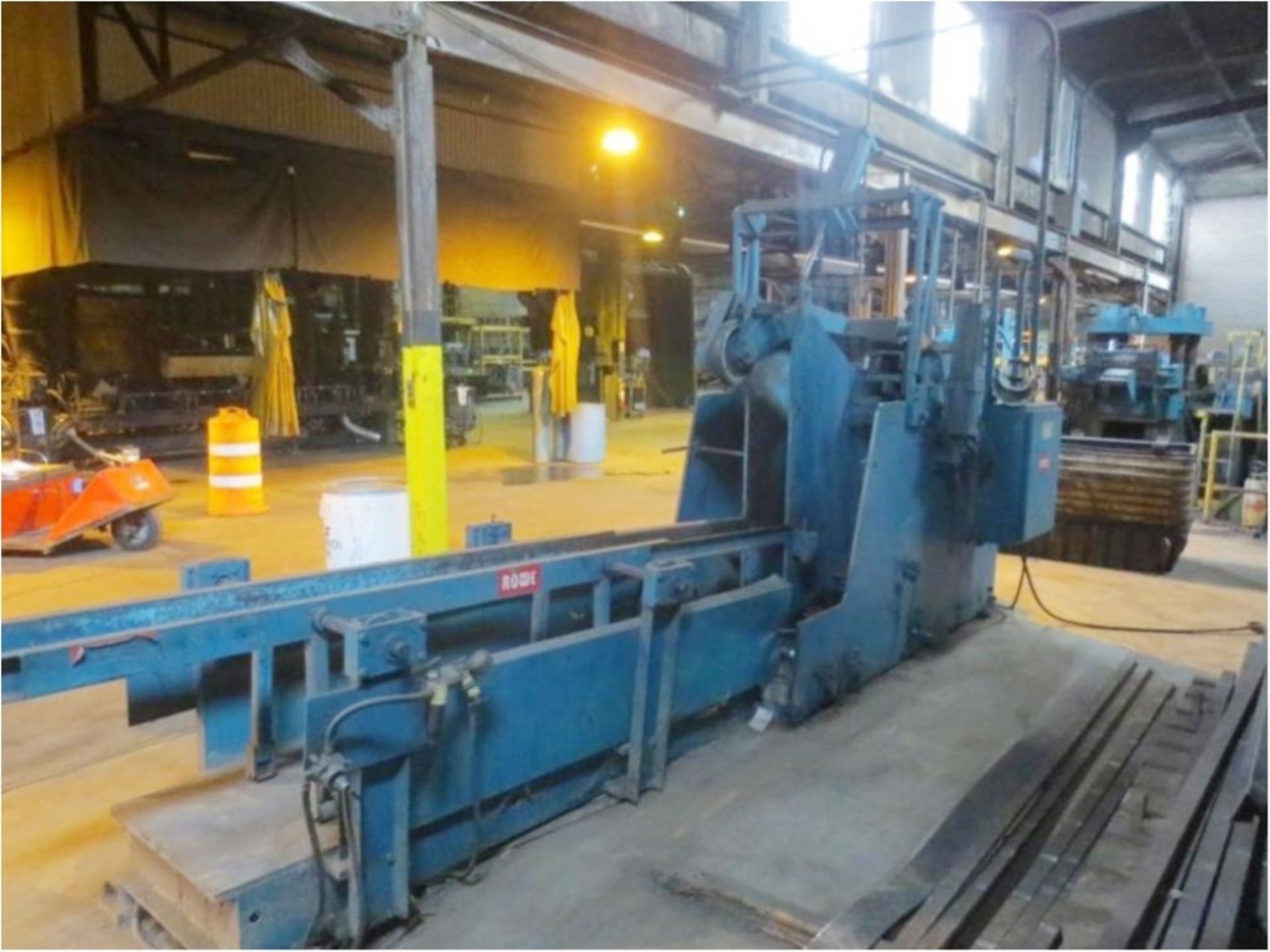 12,000 lbs. x 20" x 0.250" Rowe Coil Cradle & Straightener, Mdl: C8-20/12J , Located In: