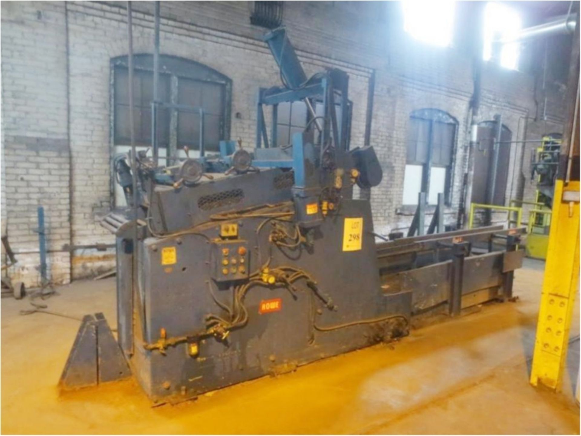 12,000 lbs. x 20" x 0.250" Rowe Coil Cradle & Straightener, Mdl: C8-20/12J , Located In: - Image 2 of 4
