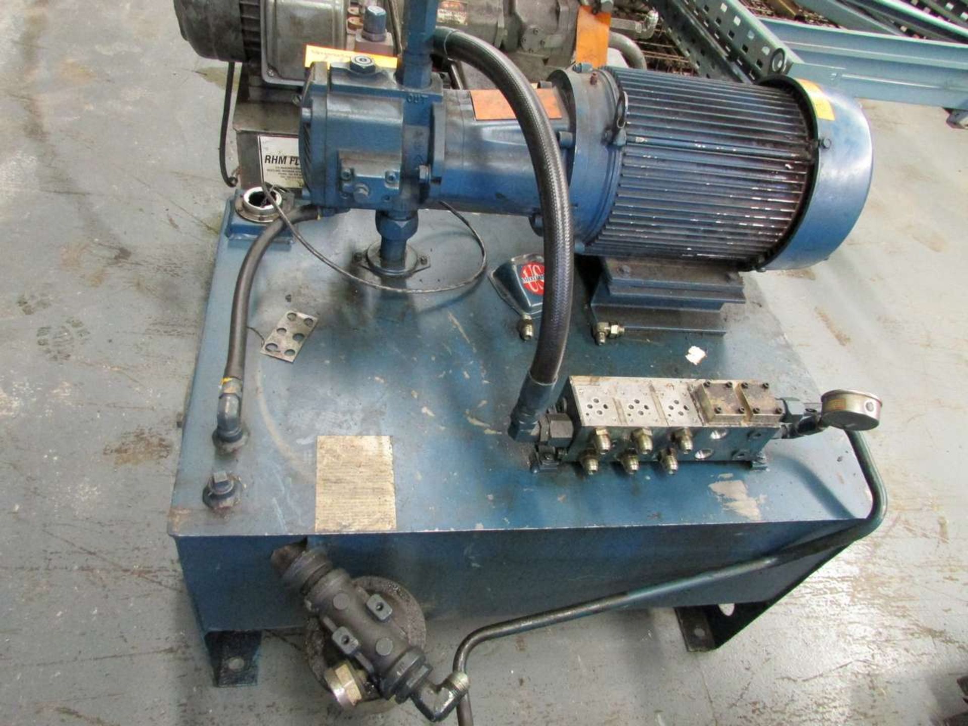 RHM Fluid Power 10HP Hydraulic Power Unit - Image 2 of 2