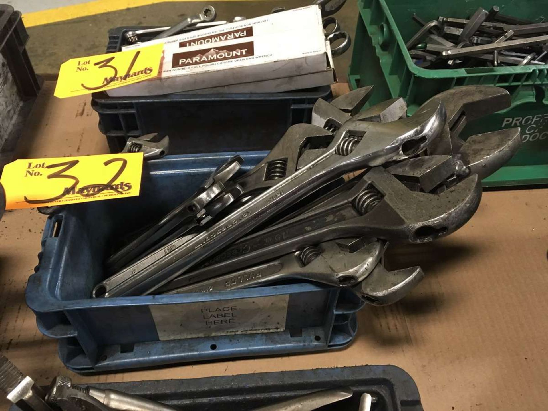 Assorted Adjustable Hand Wrenches