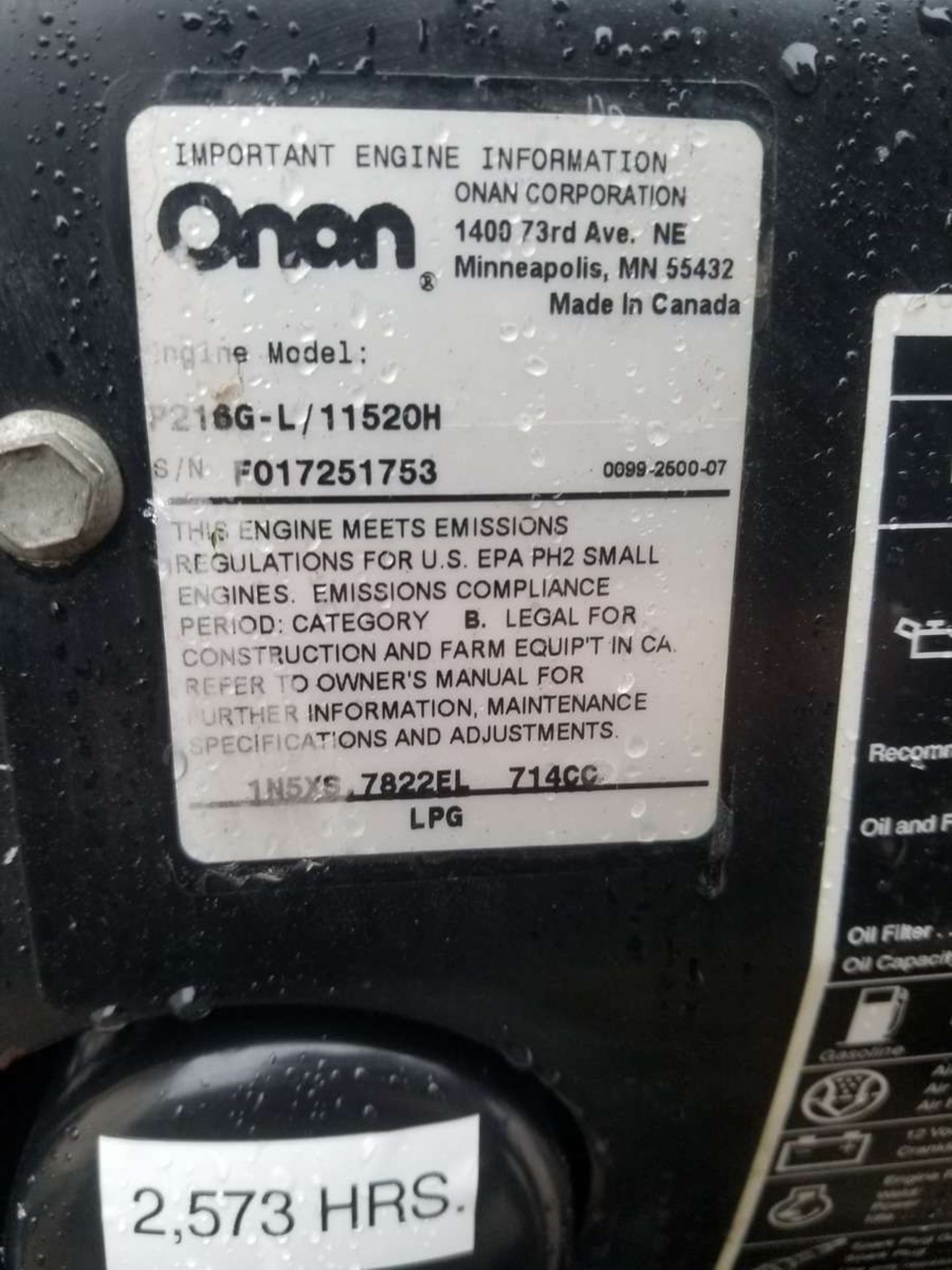 2000 Miller Bobcat 225 Generator/Welder - Image 10 of 10