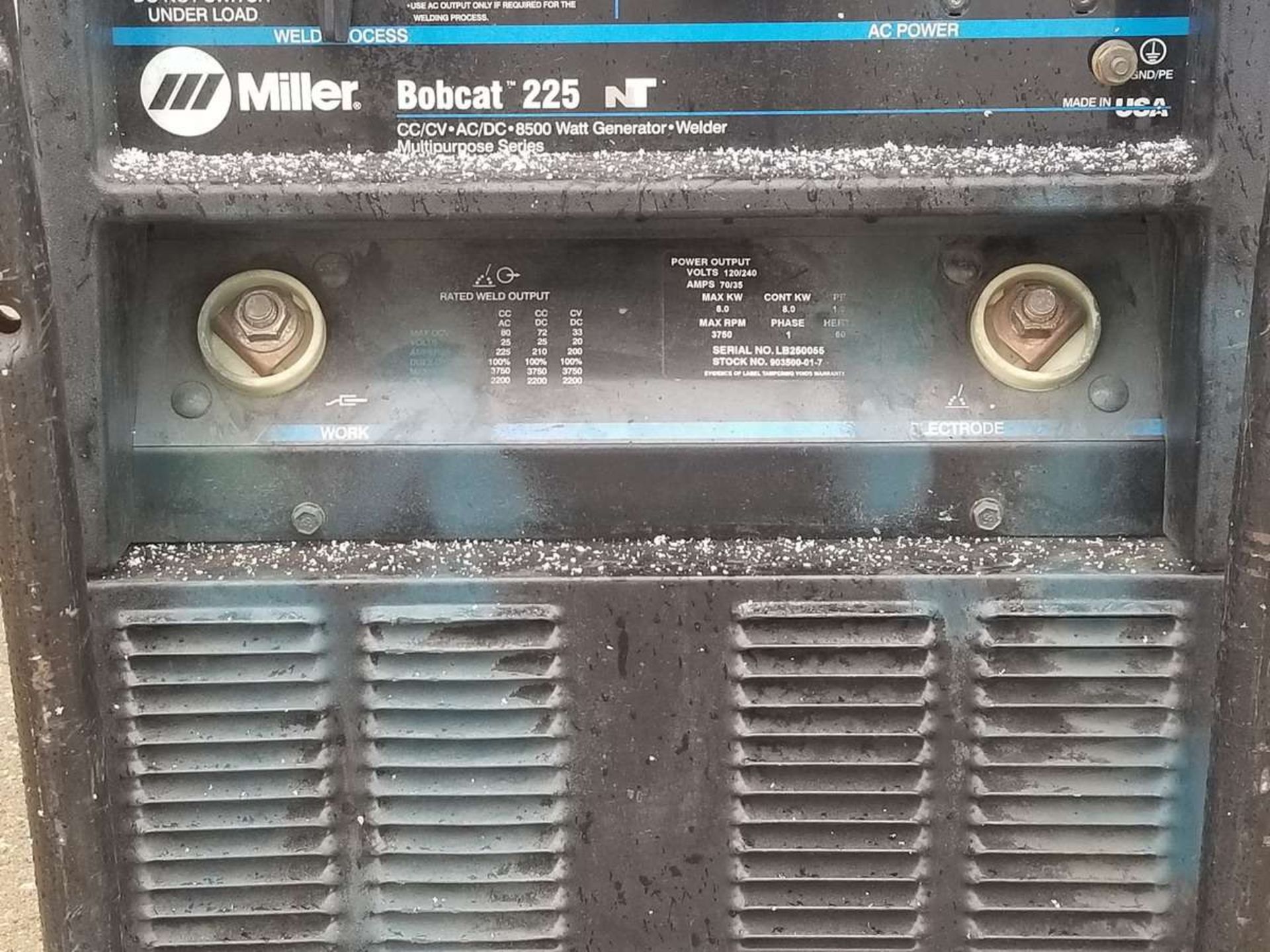 2000 Miller Bobcat 225 Generator/Welder - Image 7 of 10