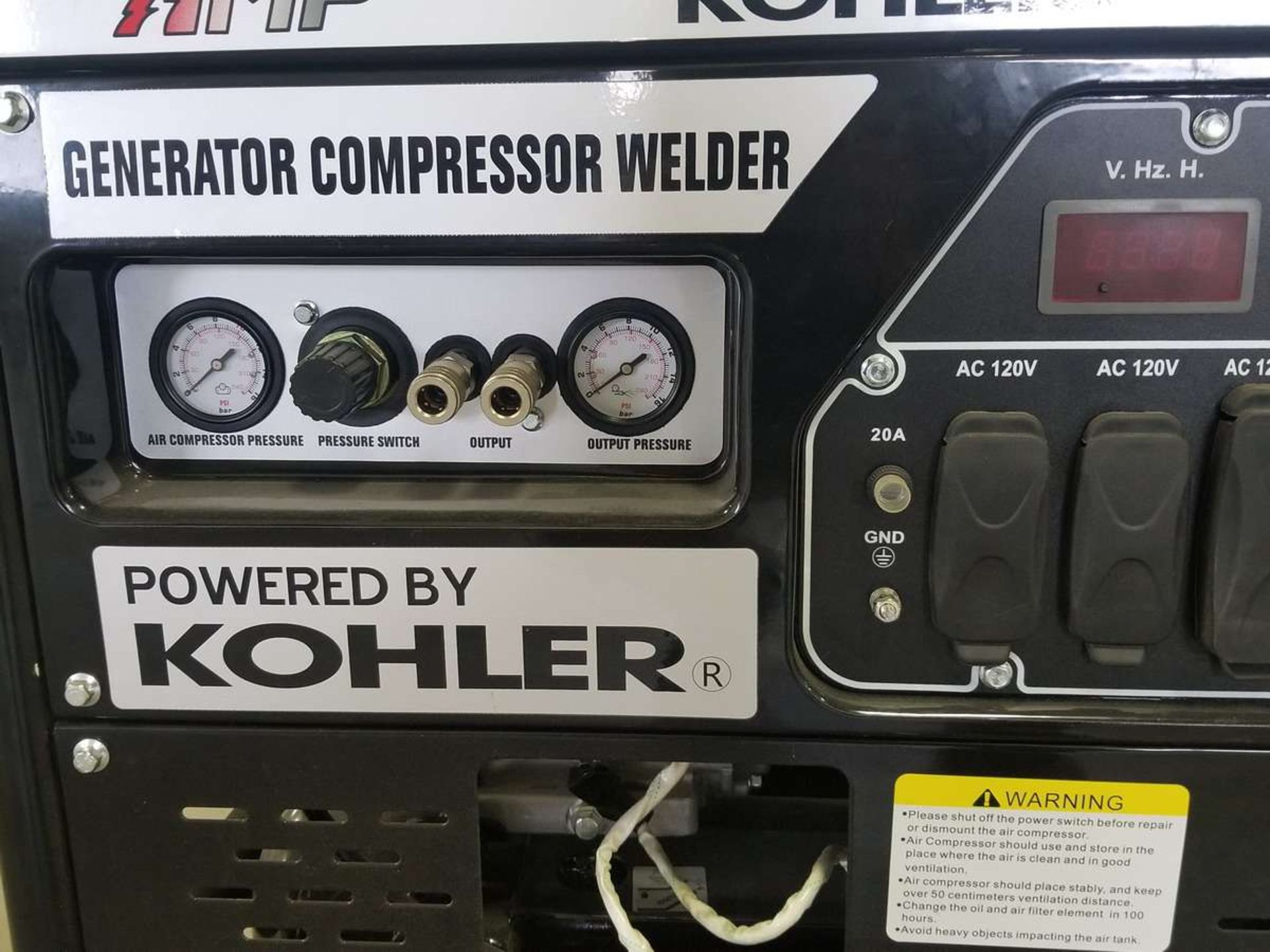 AMP Triplex 9200 Generator/Welder/Compressor - Image 7 of 9