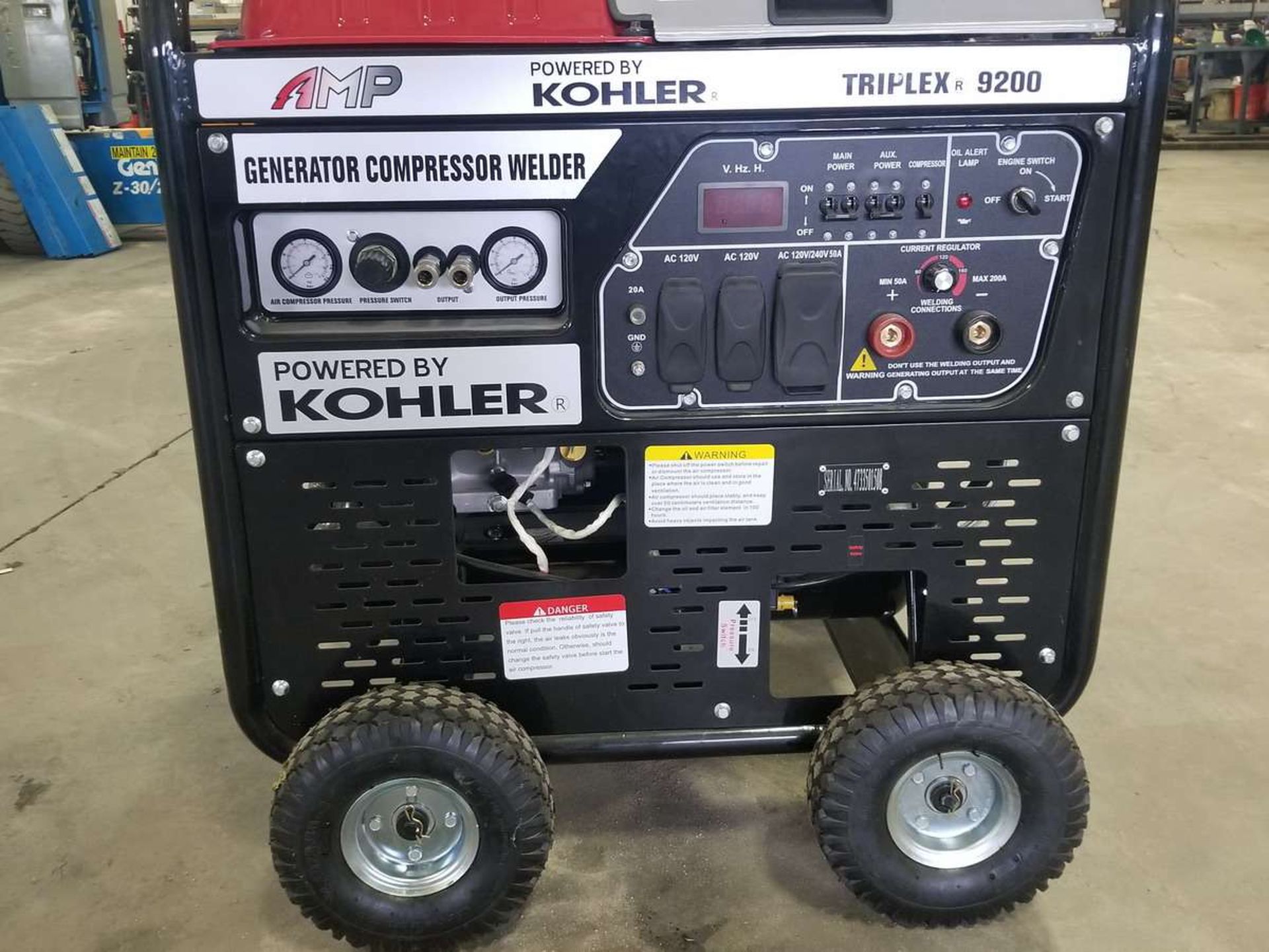 AMP Triplex 9200 Generator/Welder/Compressor - Image 5 of 9