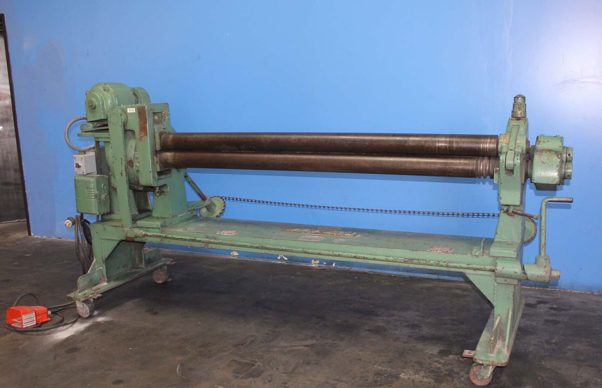 14 Ga. x 6' Wysong 472- PR Initial Pinch Power Roll, 4” Roll Diameter, Manual Drop End, Power Rear - Image 3 of 11