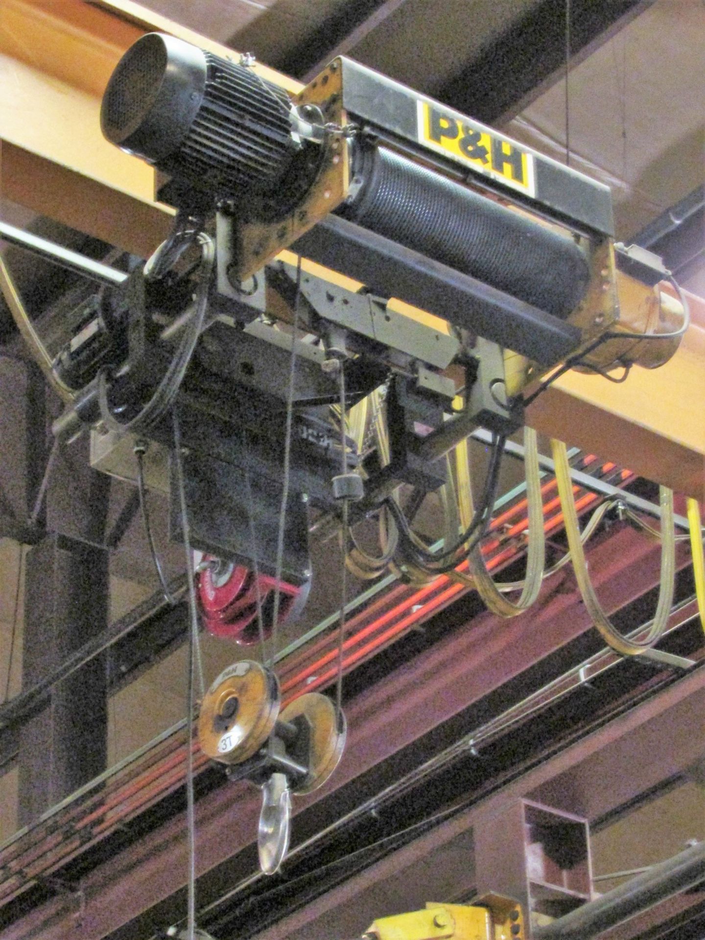 Spanco 3-Ton A-Frame Gantry Crane on Roller Track, 30' Span, 20' Height, 3-Ton P&H RediLift Hoist, - Image 3 of 7