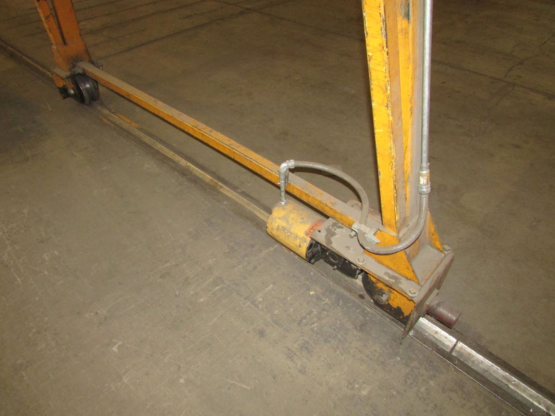 Spanco 3-Ton A-Frame Gantry Crane on Roller Track, 30' Span, 20' Height, 3-Ton P&H RediLift Hoist, - Image 5 of 7