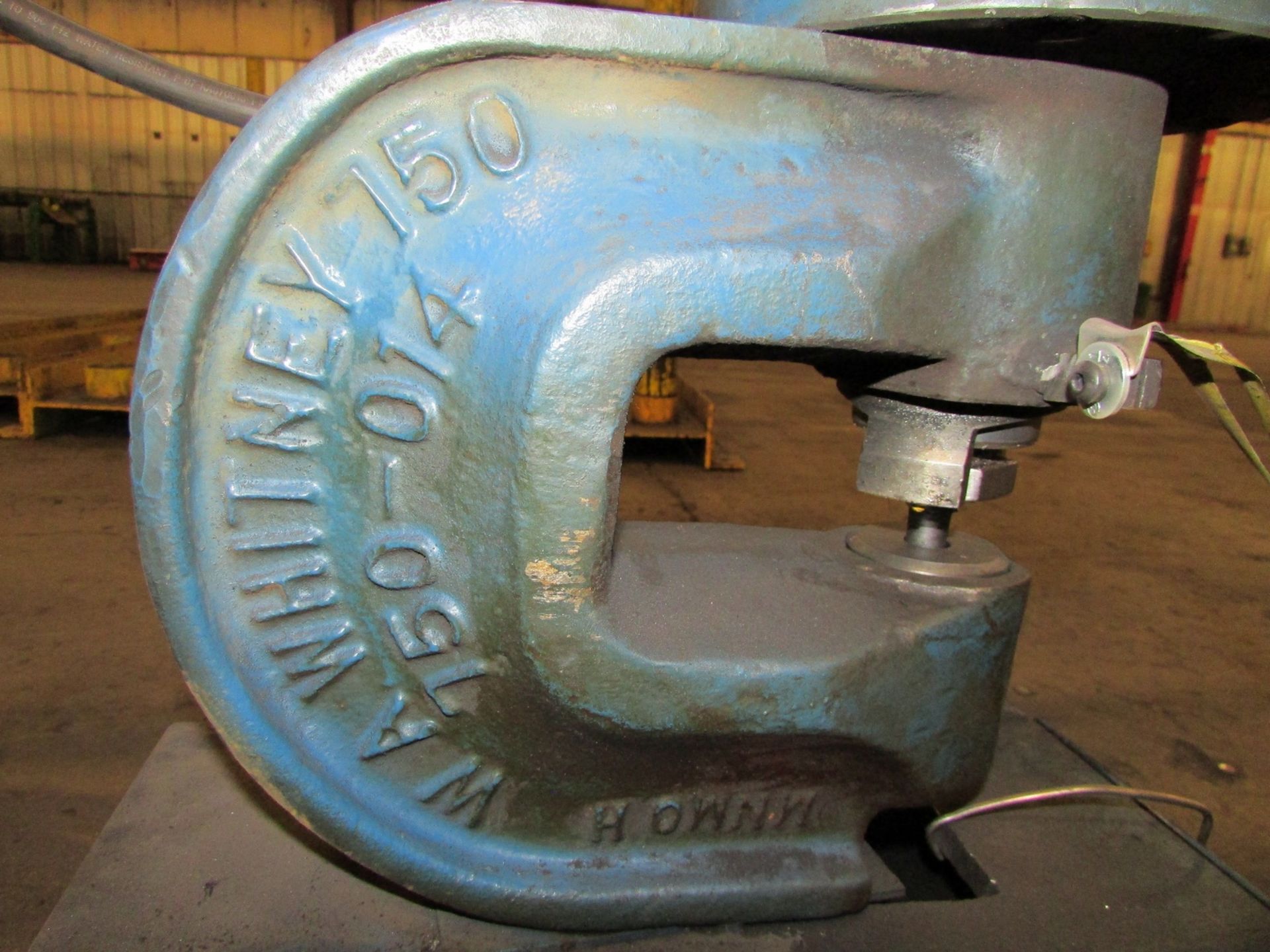 W.A. Whitney Portable Hydraulic C-Punch, Mdl: 150-014, 4-1/2" Throat, 10 HP Hydraulic Power Unit, - Image 4 of 8