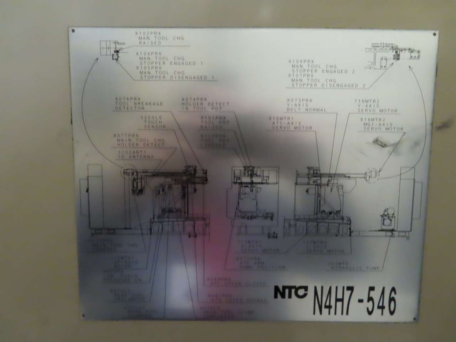 2010 NTC N4H7-546 CNC Horizontal Machining Center - Bild 5 aus 6