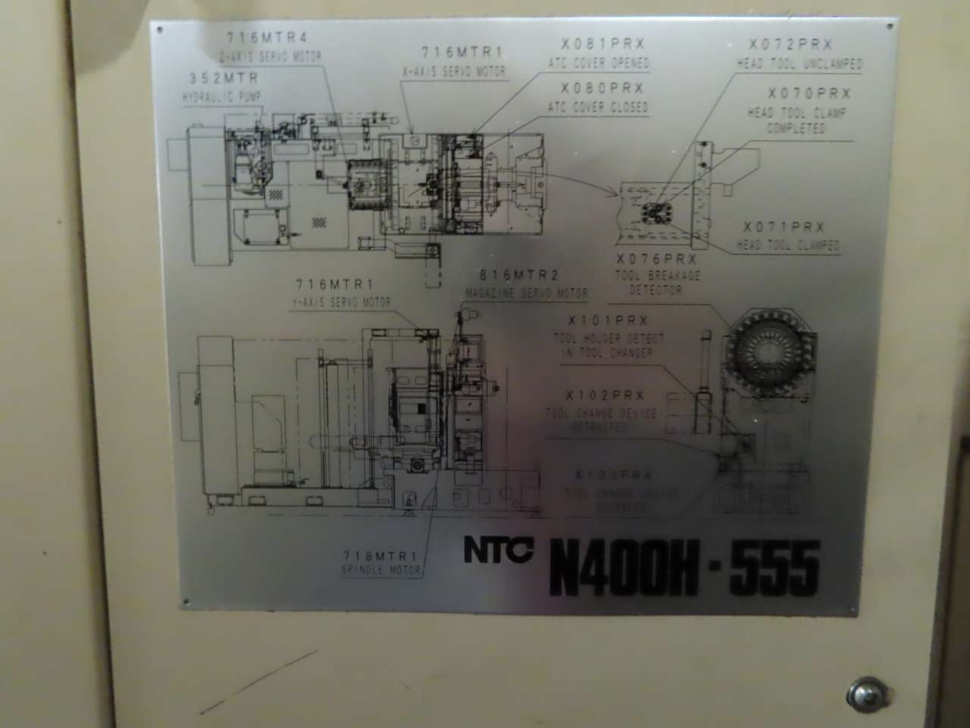 2010 NTC 400H-555 CNC Horizontal Machining Center - Image 9 of 10