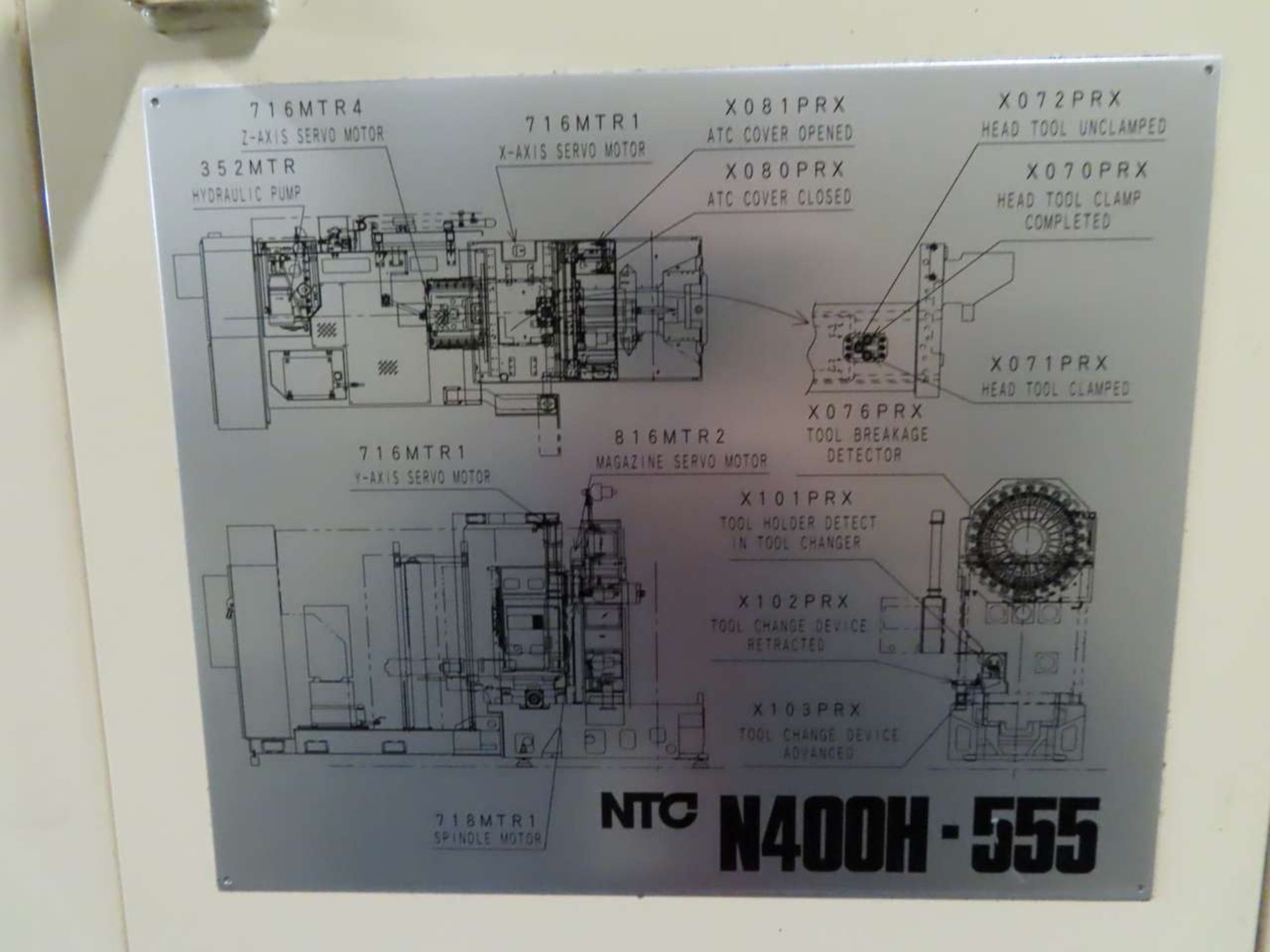 2010 NTC 400H-555 CNC Horizontal Machining Center - Image 8 of 10