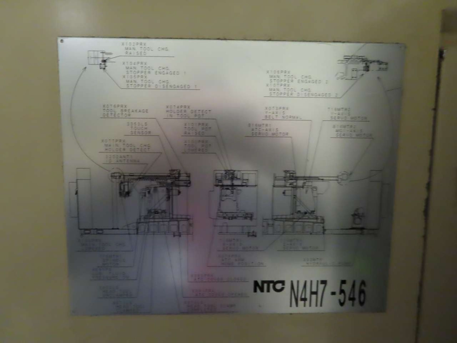 2007 NTC N4H7-546 CNC Horizontal Machining Center - Bild 7 aus 8