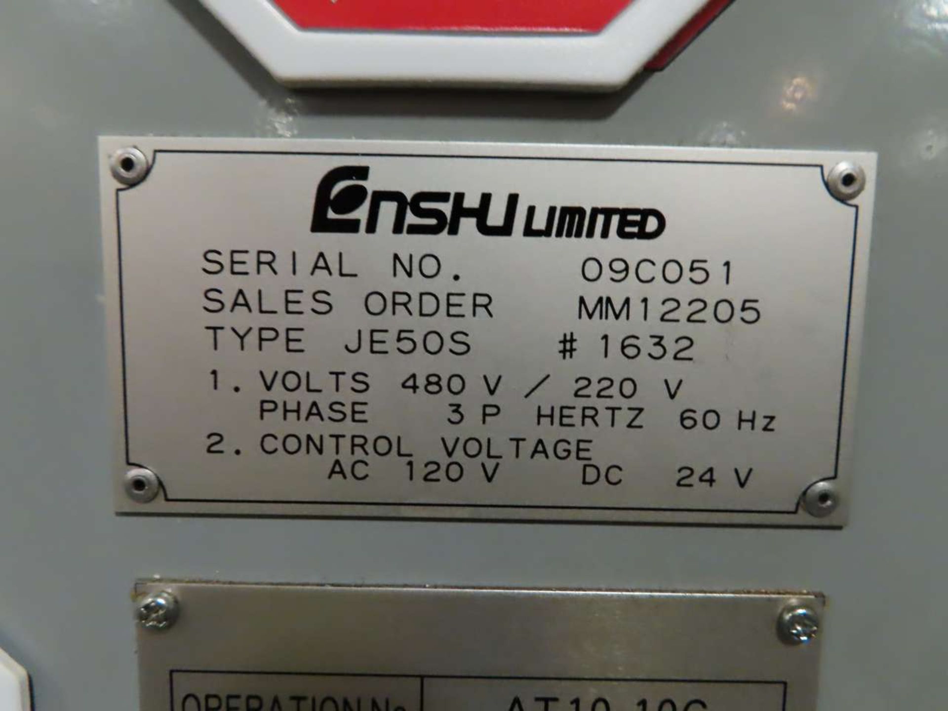 2010 Enshu JE50S CNC Horizontal Machining Center - Image 2 of 7