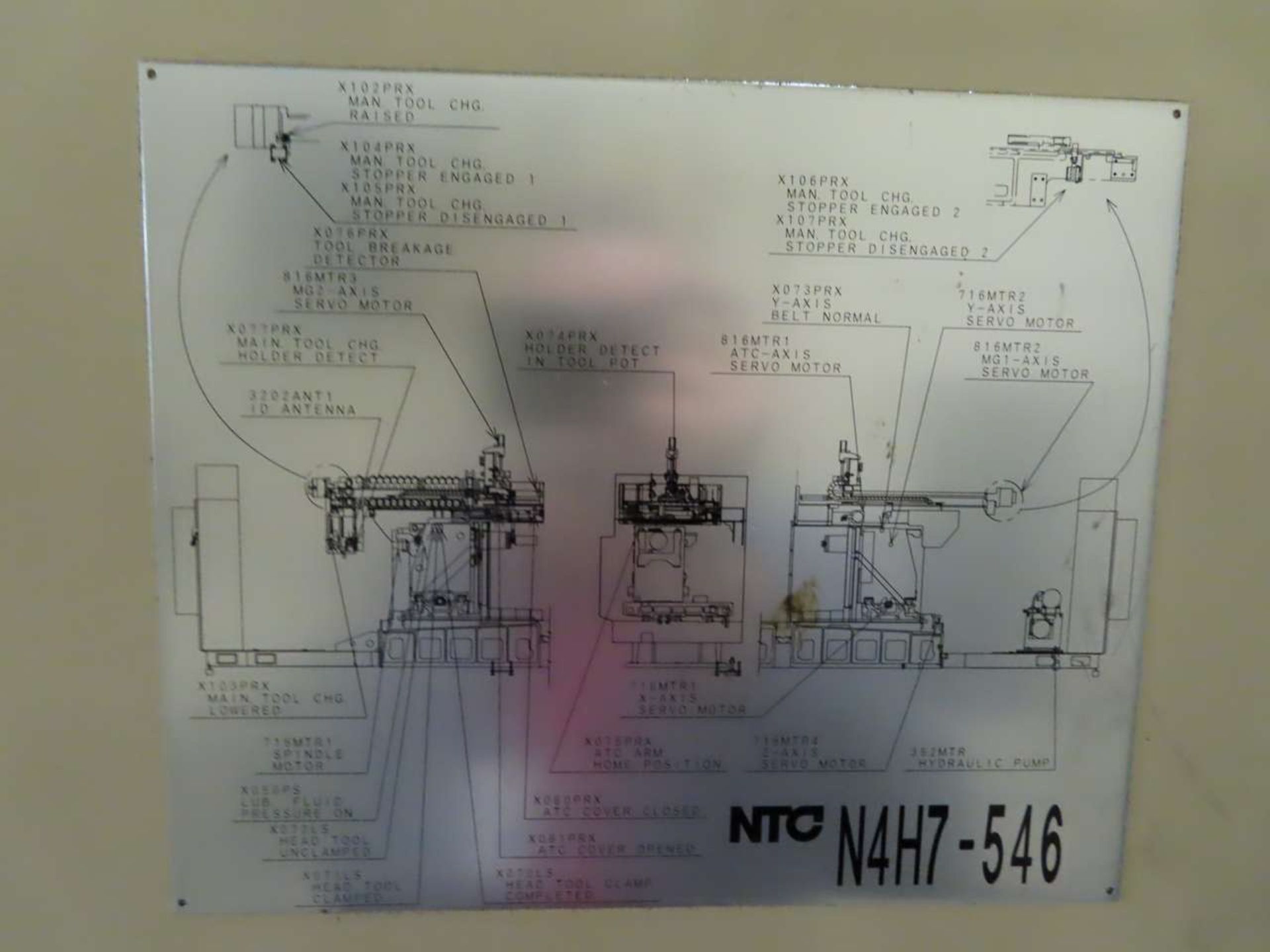 2010 NTC N4H7-546 CNC Horizontal Machining Center - Image 8 of 10