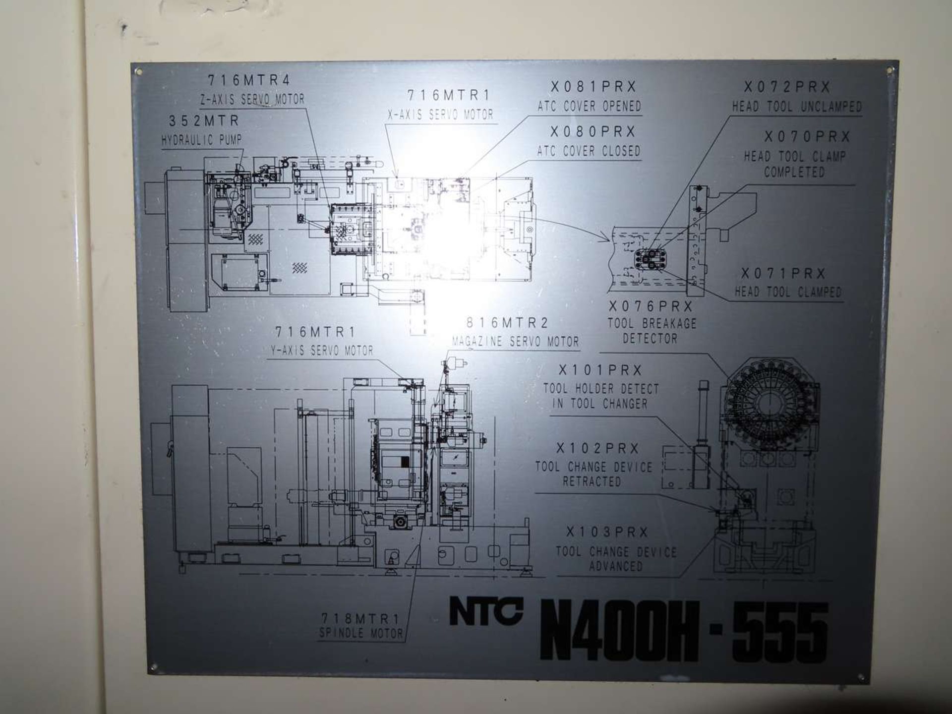 2010 NTC 400H-555 CNC Horizontal Machining Center - Bild 6 aus 7