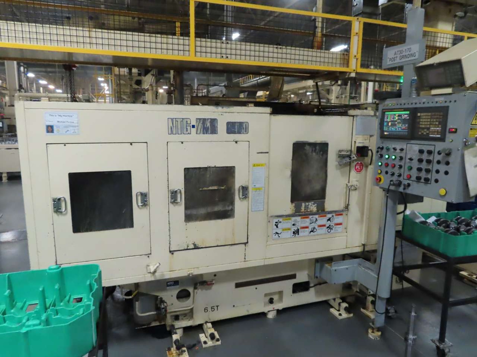 2007 NTC NTG-7MR3560 CNC Cylindrical Reversal Angular Grinder