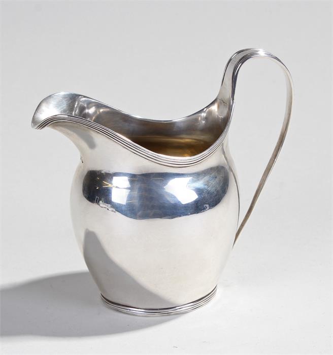 George III silver helmet jug, London 1799, of typical form, 3oz