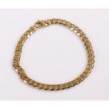 18 Carat gold chain, with clip ends, 21 grams