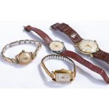 Wristwatches, to include a Gentleman's Timex and ladies Mudu, Prestige and Roamer, (4)