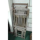 Deck chair and garden chair