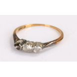 18 carat gold ring, in AF condition, 1.5 grams