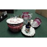 mixed quantity of ceramics and glass (qty)