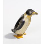 Tin plate clockwork toy, in the form of a penguin, made in Great Britain, 9.5cm high