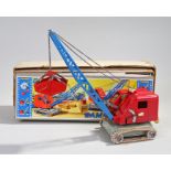 Gama 280 tin plate crane, battery operated crane with caterpillar tracks, boxed