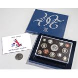 2007 Proof Coin Collection, £5 to 1 pence, together with a 2012 £5 coin
