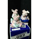 Set of five Natwest pigs, all boxed, (5)