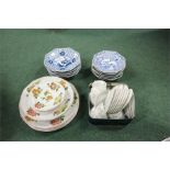 Porcelain, to include a Arabia coffee service and Chinese dishes, also include Wedgwood Kimono, (