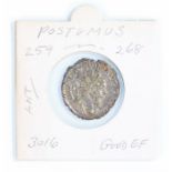 Postumus Roman Denarius, 259-268