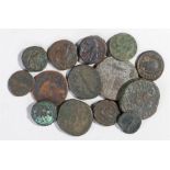 Ancient coins, to include Roman Anton Pius, Julia Mamara, Probus, Ptolemaic, etc, (qty)