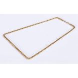 9 carat gold chain, of rope twist design, 5 grams